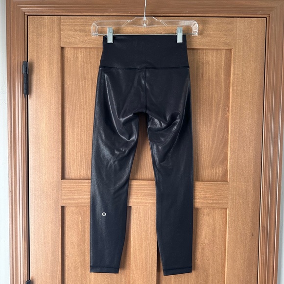 NWOT Lululemon Wunder Train HR Tight 25" Blk Foil Special Edition Size 4 LW5EB3S - Picture 5 of 11
